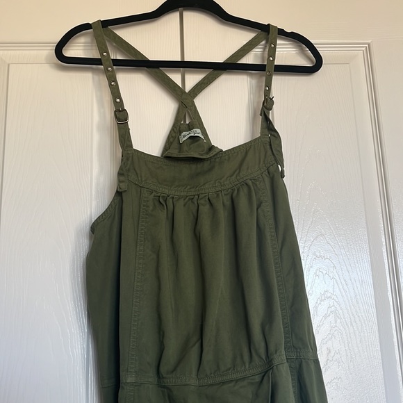 Harem style drop crotch cute jumper overalls - Picture 6 of 13